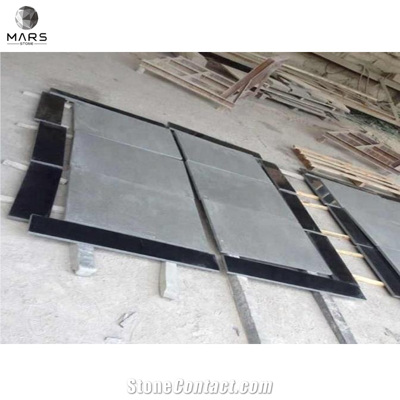 2-3cm ShanXi Black Granite Floor Tile Meter Price