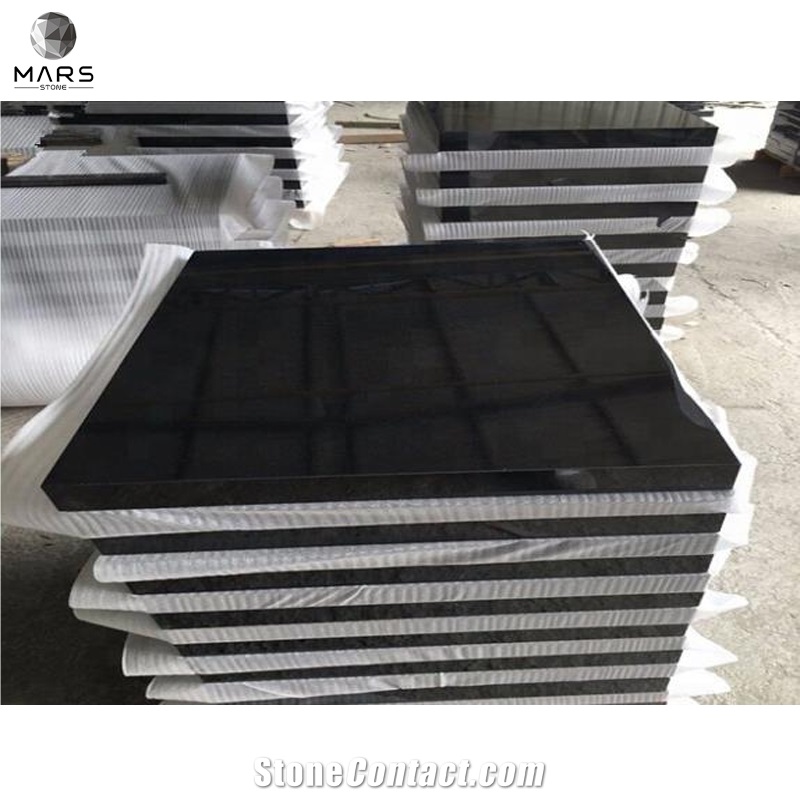 2-3cm ShanXi Black Granite Floor Tile Meter Price