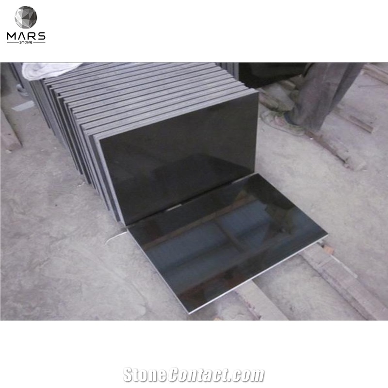 2-3cm ShanXi Black Granite Floor Tile Meter Price