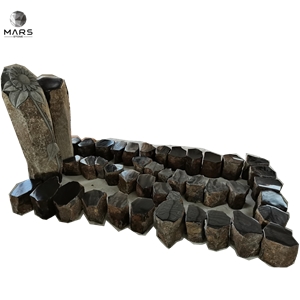 2021 High Quality Germany Basalt Stone Engraving Tombstone 