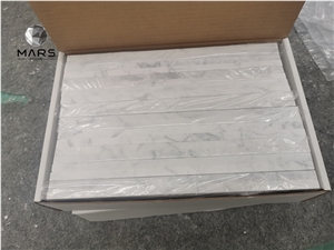 2021 Hot Carrara White Marble Mosaic Brick Tiles Backsplash