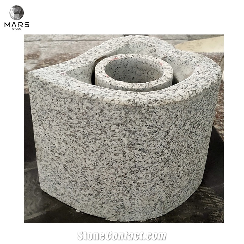 2021 Hot Granite Flower Vases Pot For Cemetery Graves