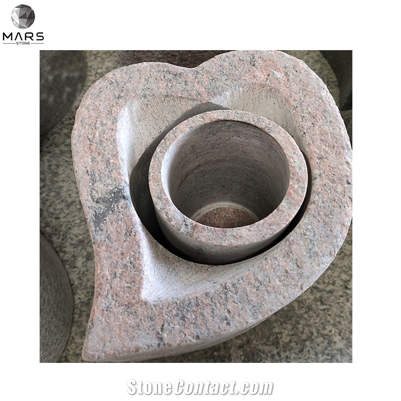 2021 Hot Granite Flower Vases Pot For Cemetery Graves
