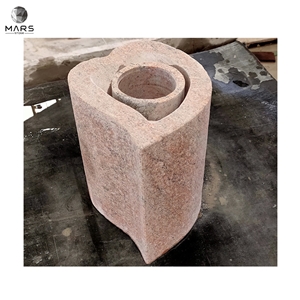 2021 Hot Granite Flower Vases Pot For Cemetery Graves