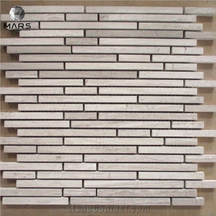 2021 Hot Selling Travertine Linear Strip Mosaic Tile Factory