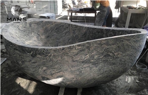 2021 Modern Design Irregular Sand Wave Granite Bathtub Price