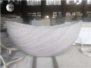 2021 Modern Design Irregular Sand Wave Granite Bathtub Price