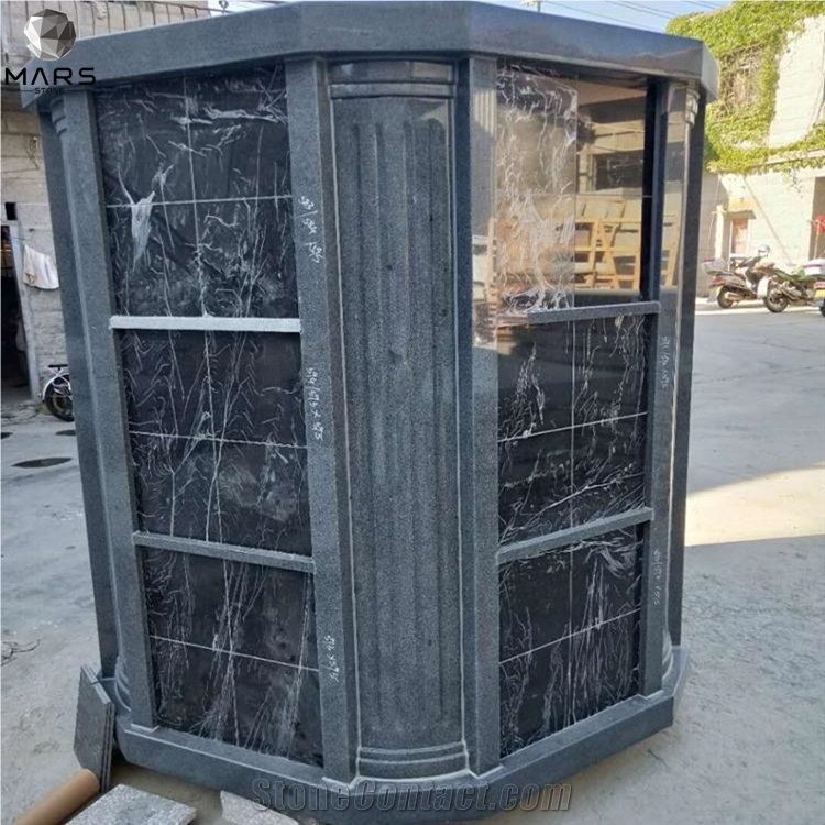 2021 Natural Stone Granite Niche Columbarium Design Factory