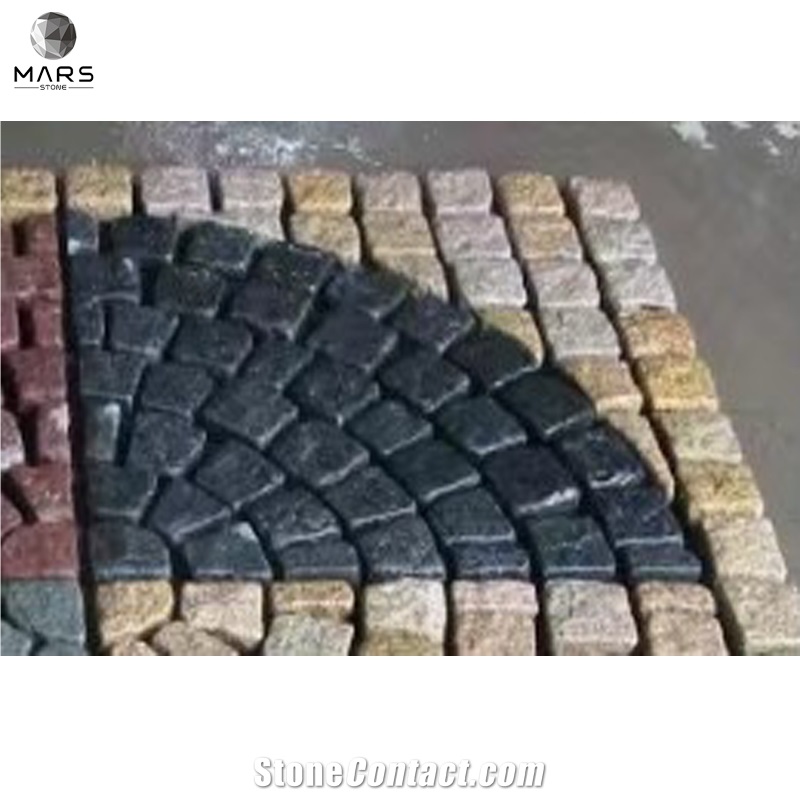 Basalt Cube Wall Stone Granite Stone Paver Cobble