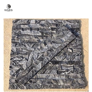 Best Sales Wood Grain Dark Grey Cultural Stone Indoor Wall