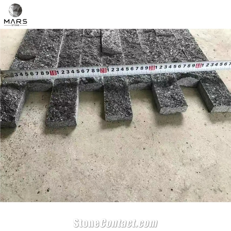 Black Color Sand Natural Stone Tiles Price For Wall Cladding