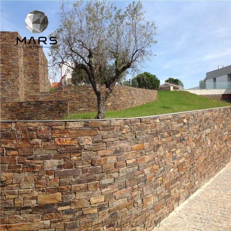Cheap Natural Rusty Slate Stone Wall Cladding Slate Tiles