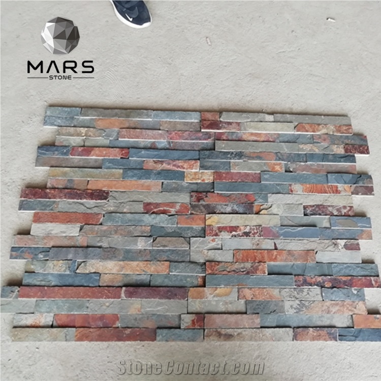 Cheap Natural Rusty Slate Stone Wall Cladding Slate Tiles