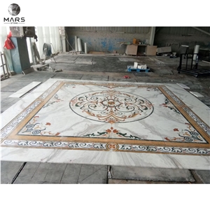 Cheap New Rectangle Carpet Waterjet Medallion