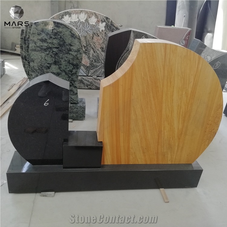 China Hot Beautiful European Style Yellow Sandstone Monument