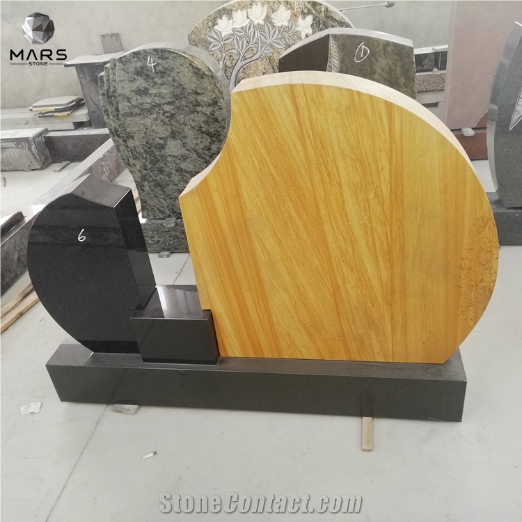 China Hot Beautiful European Style Yellow Sandstone Monument