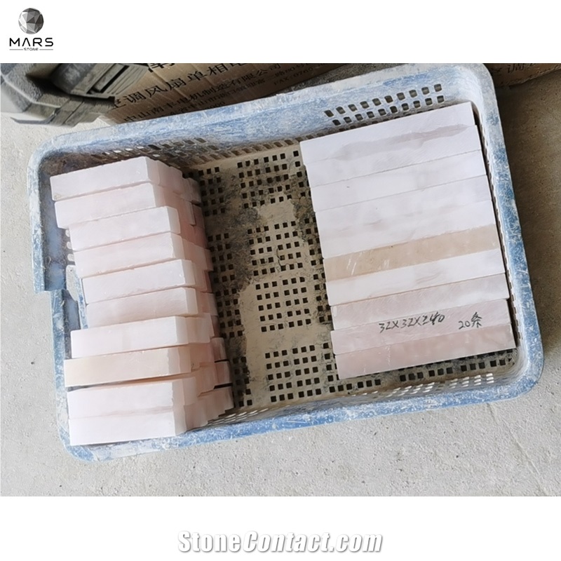 Decoration Smooth Pink Onyx Incense Stick Incense Holder