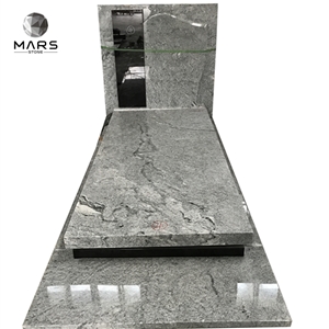 Europe Style Viscount White Granite Memorial Tombstone