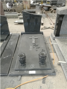 Europe Style Viscount White Granite Memorial Tombstone