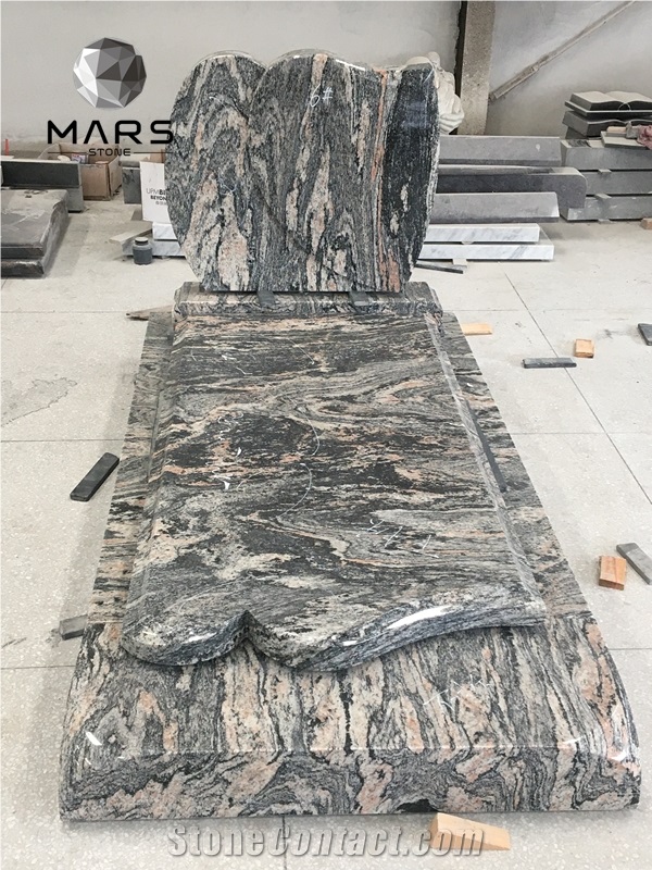 Europe Style Viscount White Granite Memorial Tombstone