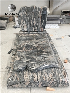 Europe Style Viscount White Granite Memorial Tombstone
