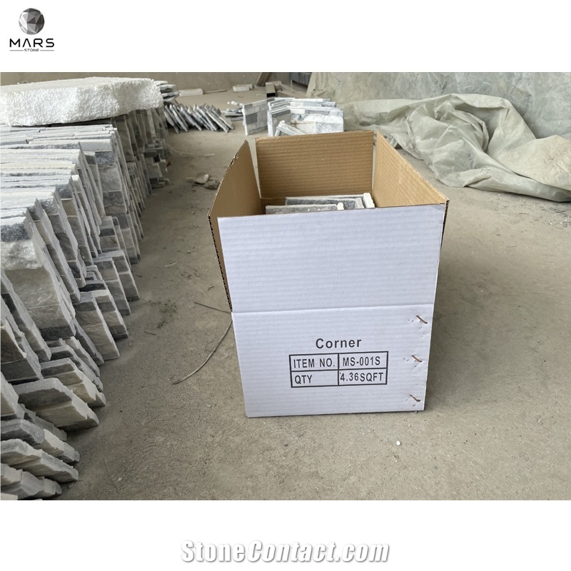Flat Panel Culture Stone Wall Stone Cloudy Gray Ledgestone