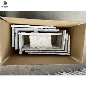 Flat Panel Culture Stone Wall Stone Cloudy Gray Ledgestone
