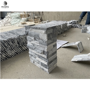 Flat Panel Culture Stone Wall Stone Cloudy Gray Ledgestone