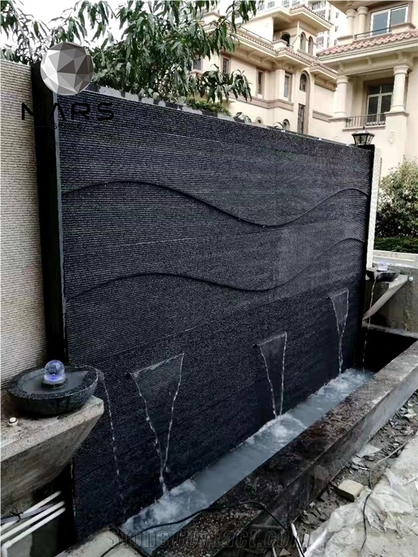 Garden Indoor Rolling Ball Fountain Stone Water WallFountain