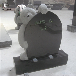 Granite Engraved Upright Pet Gravestone Tombstone Modern