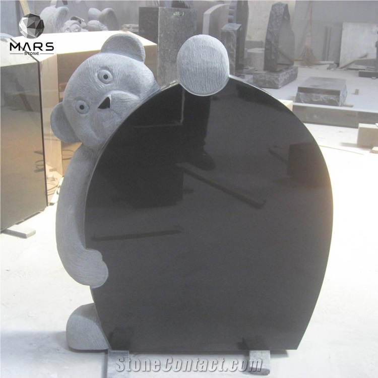 Granite Engraved Upright Pet Gravestone Tombstone Modern
