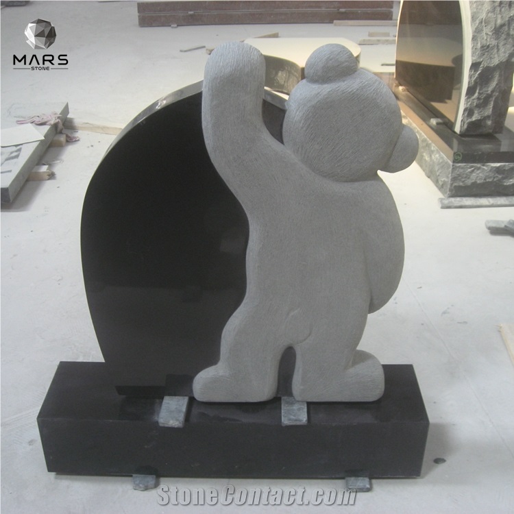 Granite Engraved Upright Pet Gravestone Tombstone Modern