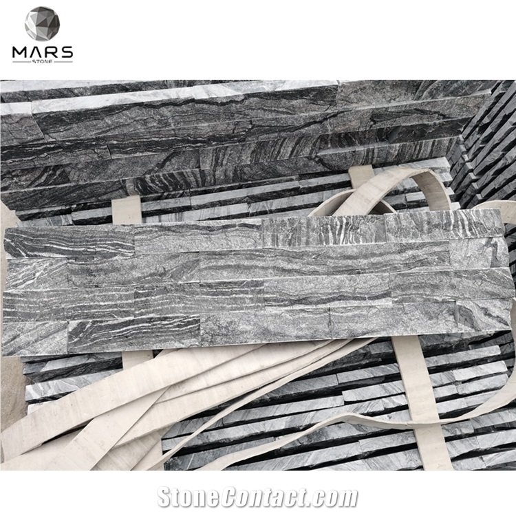 Grey Marble Ledge Stone Wall Panels Veneer for Exterior Wall