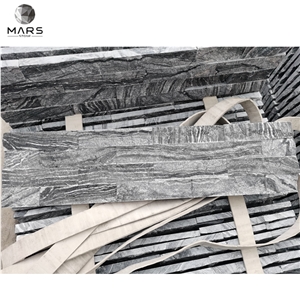 Grey Marble Ledge Stone Wall Panels Veneer for Exterior Wall