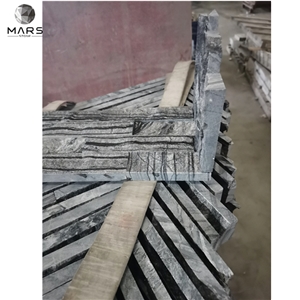 Grey Marble Ledge Stone Wall Panels Veneer for Exterior Wall