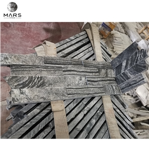 Grey Marble Ledge Stone Wall Panels Veneer for Exterior Wall