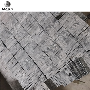 Grey Marble Ledge Stone Wall Panels Veneer for Exterior Wall