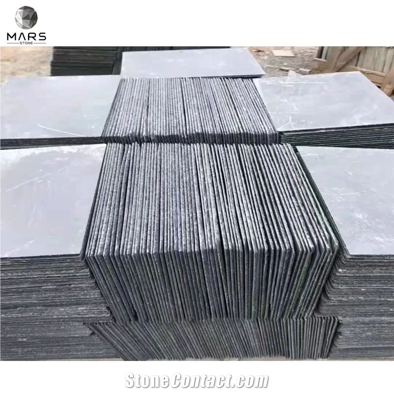 Half Arc Natural Black Slate Stone For Roof Design Slate 