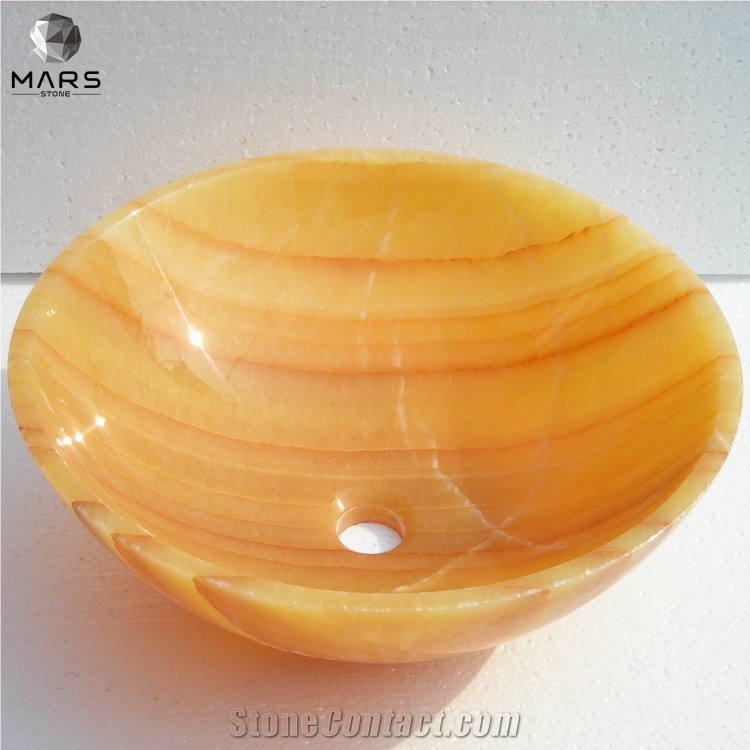 High Polished Bathroom Sink Marble Vanity Basin for Hotel