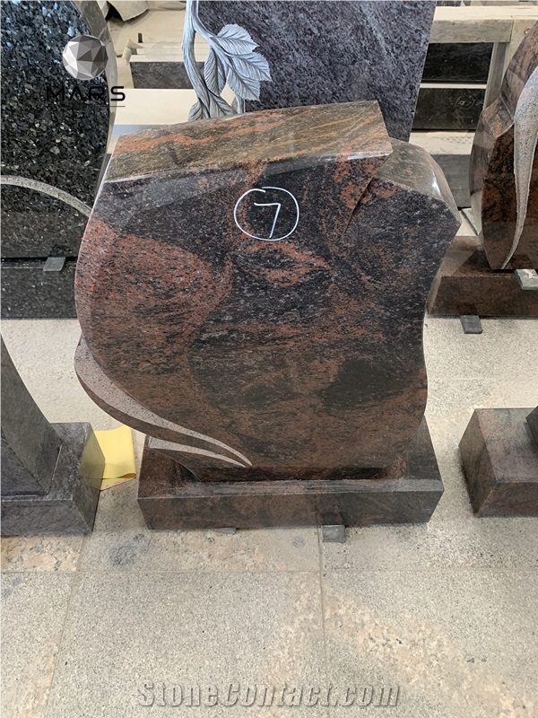 High Quality Carved Tree Stone Bahama Orion GraniteTombstone