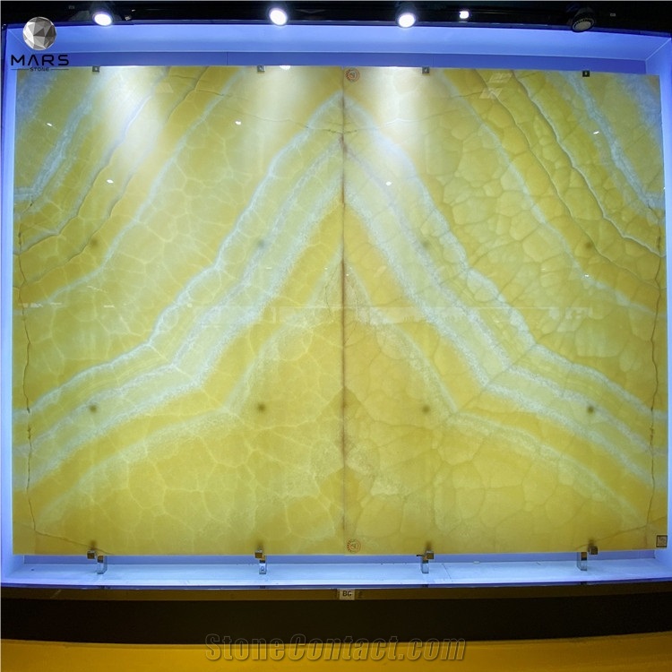 Luxury Home Standard Texture Specificate Yellow Onyx steps