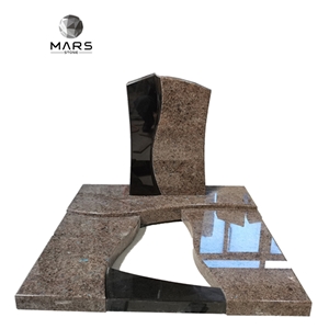 Natural Granite Germany Tombstone With Different Shapes