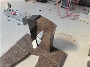Natural Granite Germany Tombstone With Different Shapes