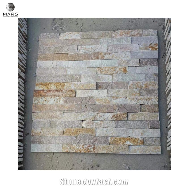 Rusty Yellow Stone Cladding Tile FasadeExteriorCulturalStone
