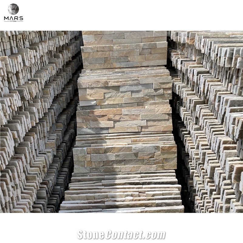 Rusty Yellow Stone Cladding Tile FasadeExteriorCulturalStone