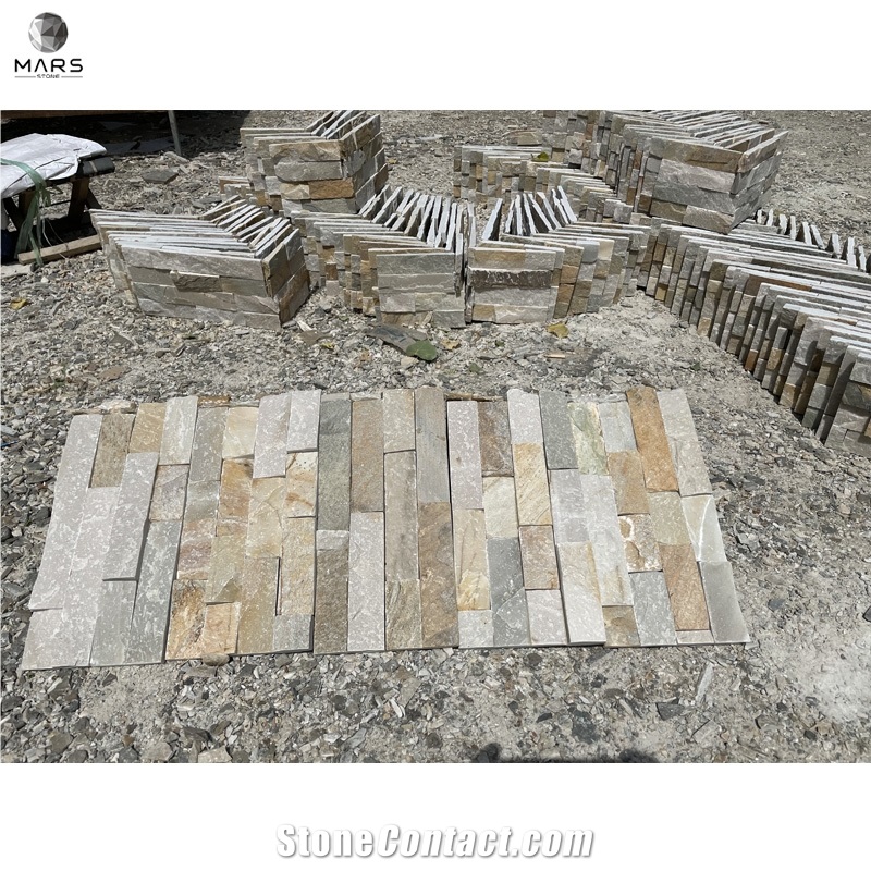 Rusty Yellow Stone Cladding Tile FasadeExteriorCulturalStone