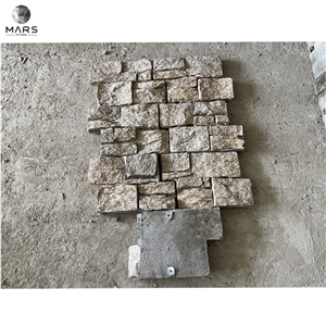 Wall Facing Tiles Corner Angle Tiger Skin Culture Stone Tile