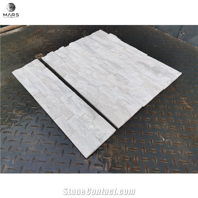 White Stone Panel Natural Stone Ledgestone Exterior Stones