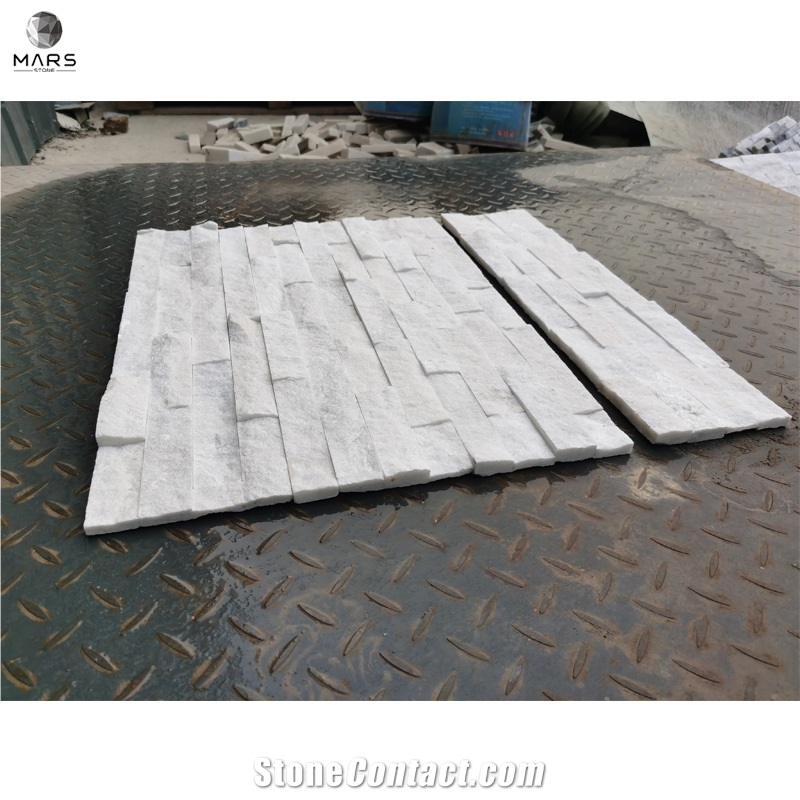 White Stone Panel Natural Stone Ledgestone Exterior Stones