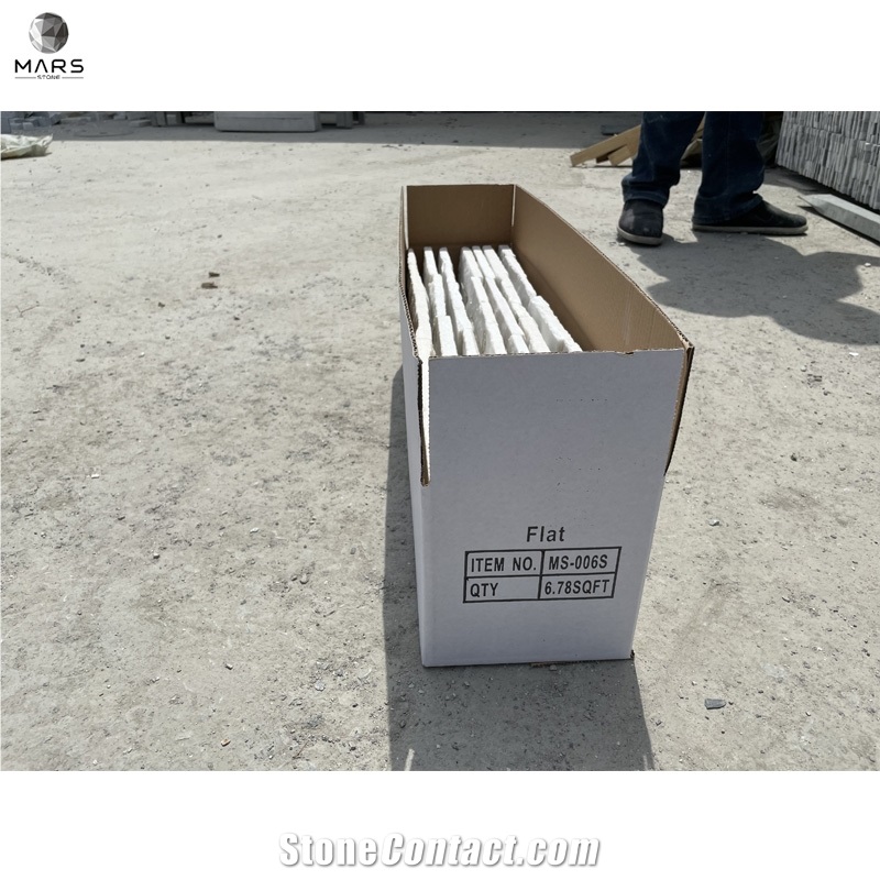 White Stone Panel Natural Stone Ledgestone Exterior Stones